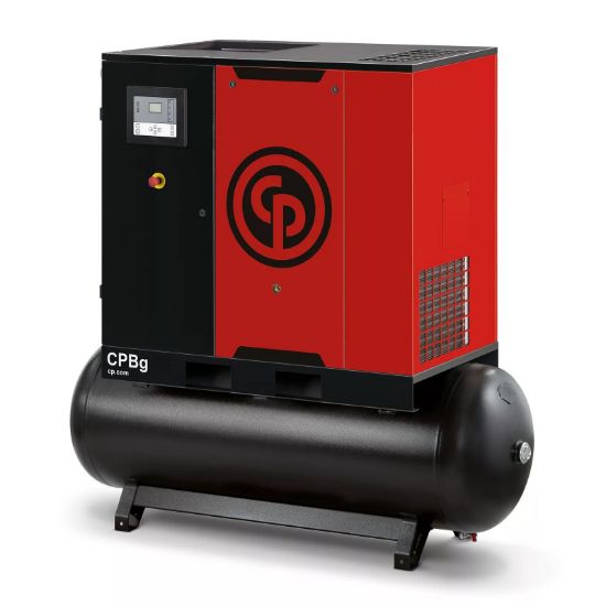 Chicago Pneumatic CPBg 30 HP rotary screw air compressor with tank