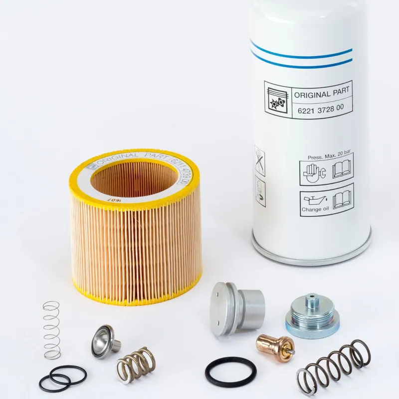 Chicago Pneumatic air filter element with thermostatic valve, springs, o-rings and overhaul components